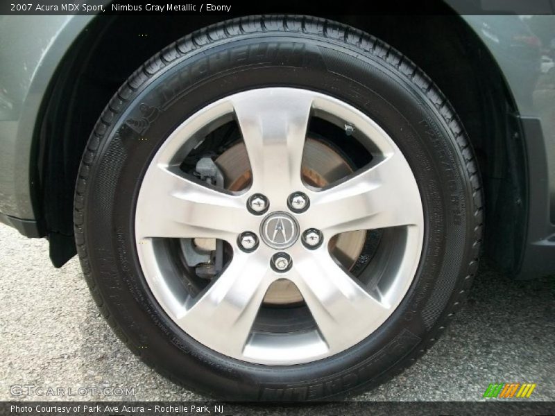 Nimbus Gray Metallic / Ebony 2007 Acura MDX Sport