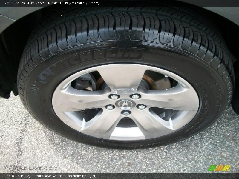Nimbus Gray Metallic / Ebony 2007 Acura MDX Sport