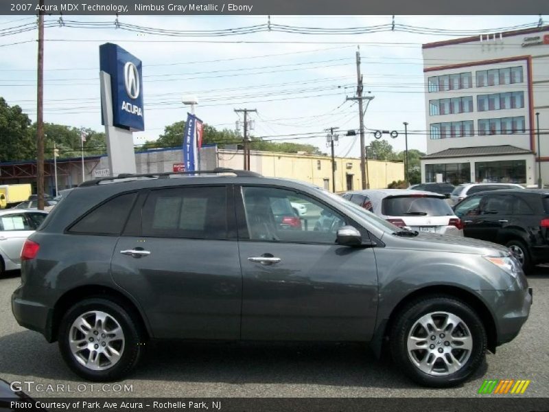 Nimbus Gray Metallic / Ebony 2007 Acura MDX Technology