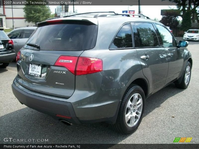 Nimbus Gray Metallic / Ebony 2007 Acura MDX Technology