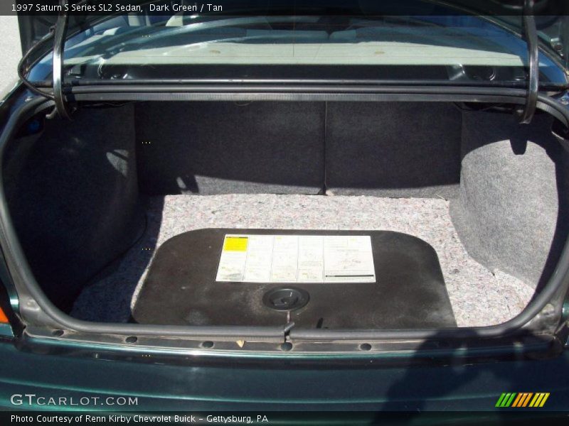 Dark Green / Tan 1997 Saturn S Series SL2 Sedan