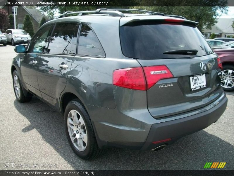 Nimbus Gray Metallic / Ebony 2007 Acura MDX Technology