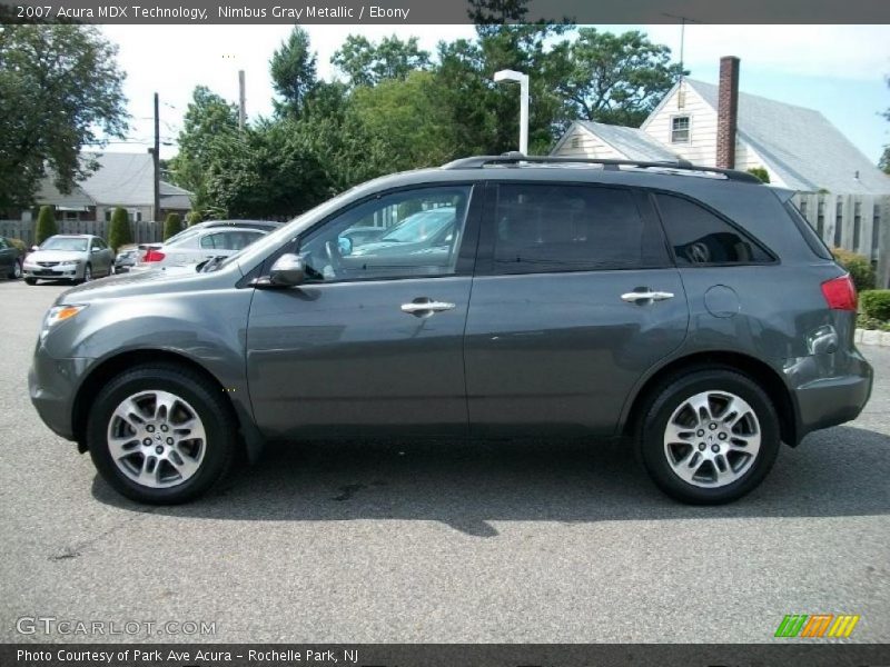 Nimbus Gray Metallic / Ebony 2007 Acura MDX Technology