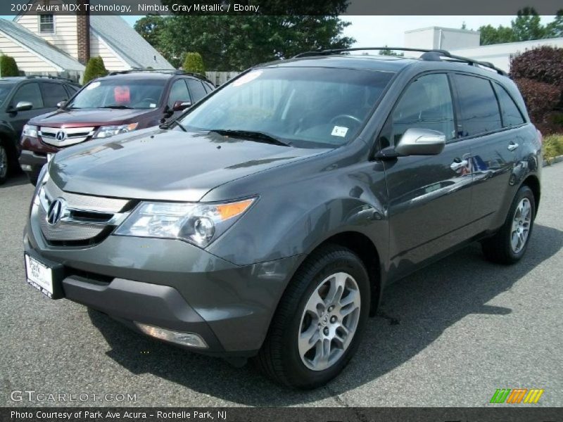 Nimbus Gray Metallic / Ebony 2007 Acura MDX Technology