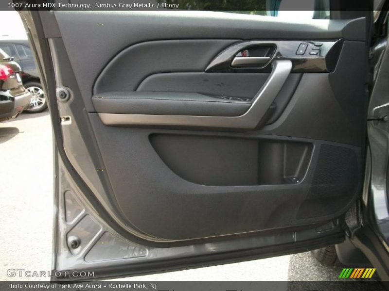 Nimbus Gray Metallic / Ebony 2007 Acura MDX Technology
