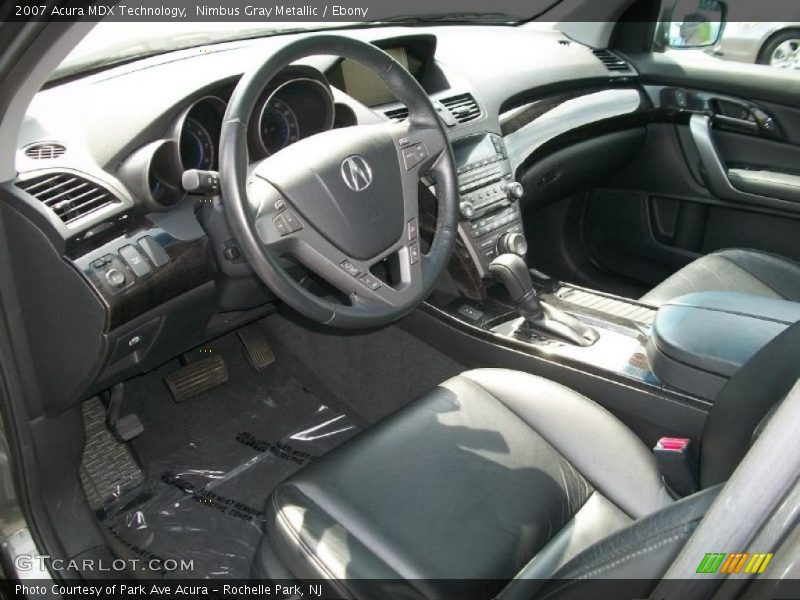 Nimbus Gray Metallic / Ebony 2007 Acura MDX Technology