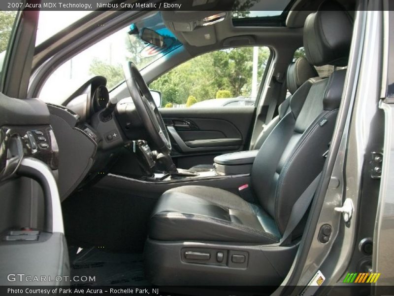 Nimbus Gray Metallic / Ebony 2007 Acura MDX Technology