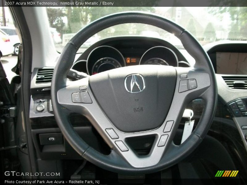 Nimbus Gray Metallic / Ebony 2007 Acura MDX Technology