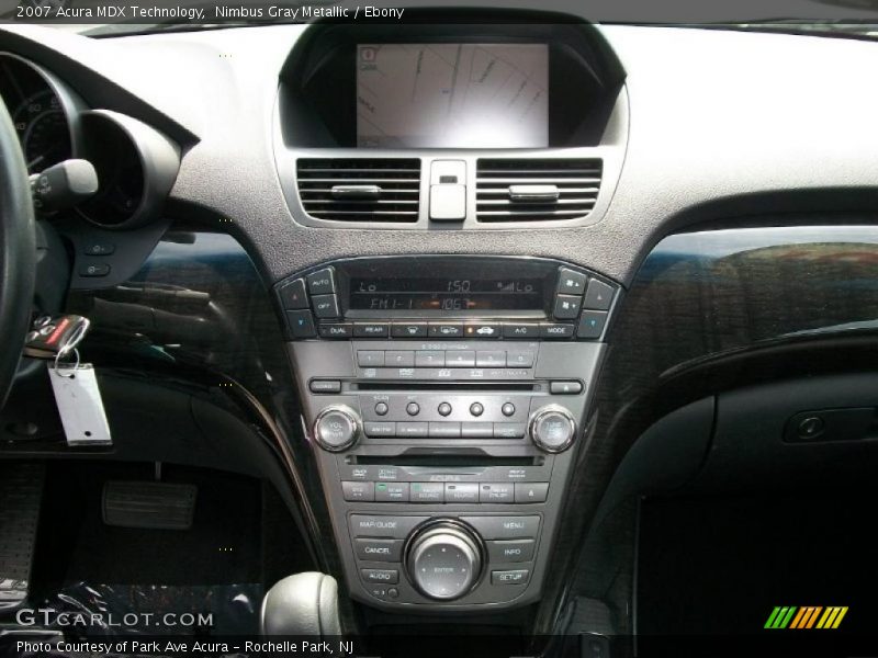 Nimbus Gray Metallic / Ebony 2007 Acura MDX Technology