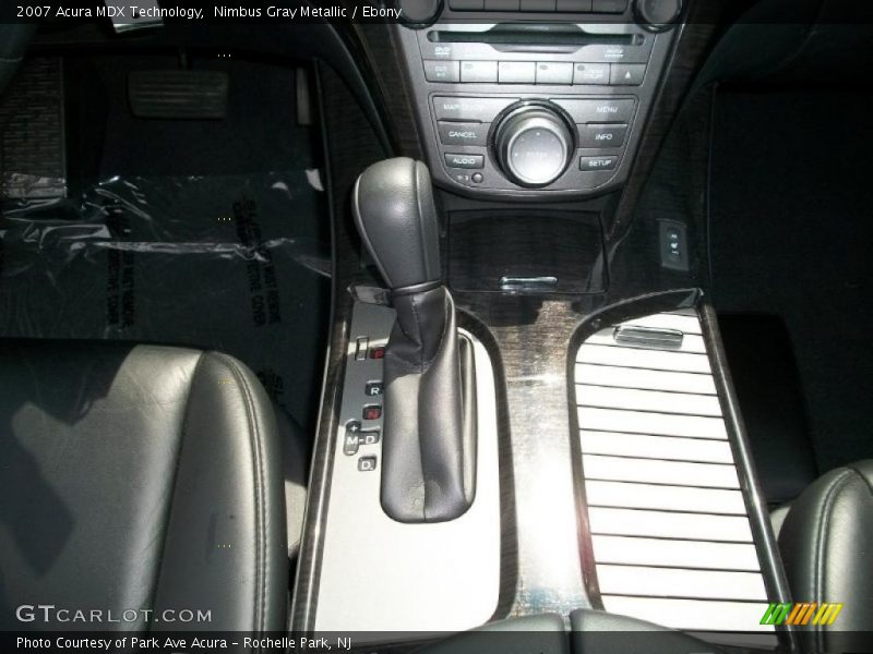 Nimbus Gray Metallic / Ebony 2007 Acura MDX Technology