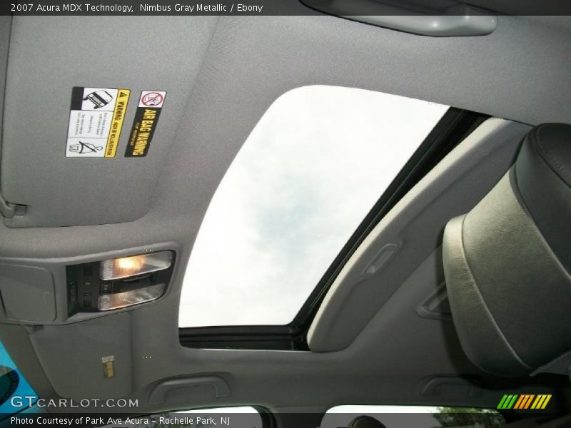 Nimbus Gray Metallic / Ebony 2007 Acura MDX Technology