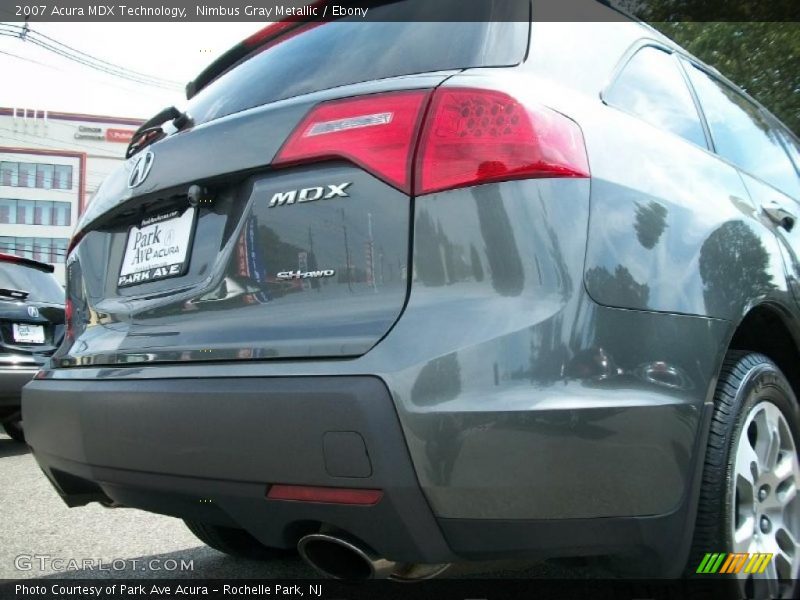 Nimbus Gray Metallic / Ebony 2007 Acura MDX Technology