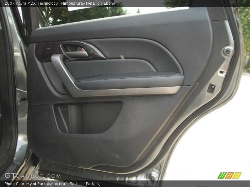 Nimbus Gray Metallic / Ebony 2007 Acura MDX Technology