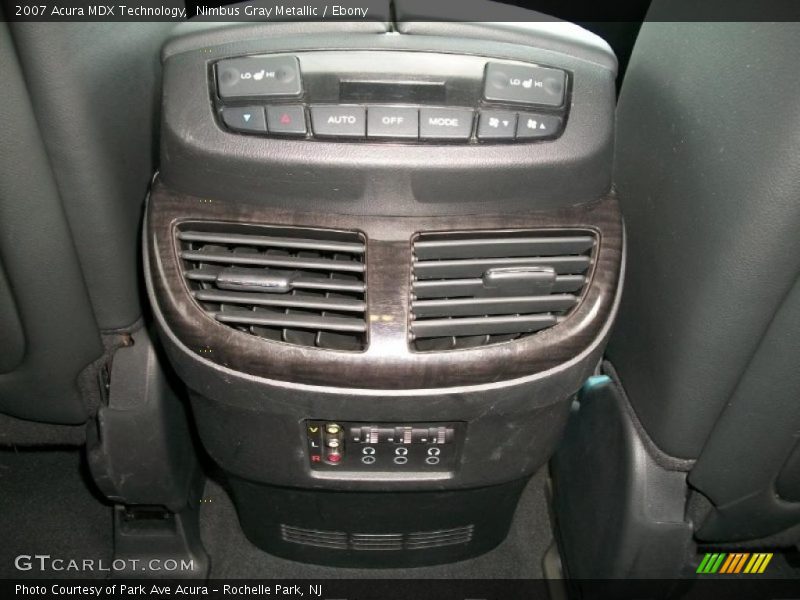 Nimbus Gray Metallic / Ebony 2007 Acura MDX Technology