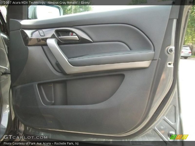 Nimbus Gray Metallic / Ebony 2007 Acura MDX Technology