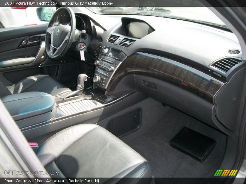 Nimbus Gray Metallic / Ebony 2007 Acura MDX Technology