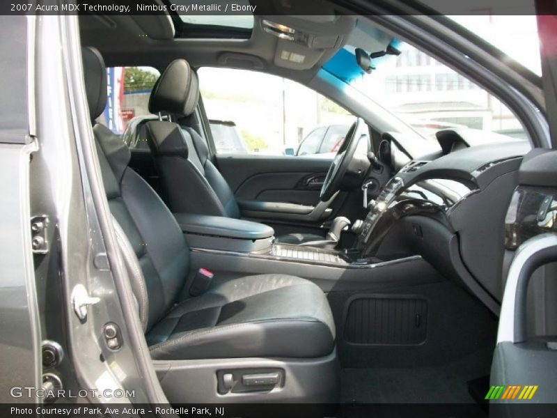 Nimbus Gray Metallic / Ebony 2007 Acura MDX Technology