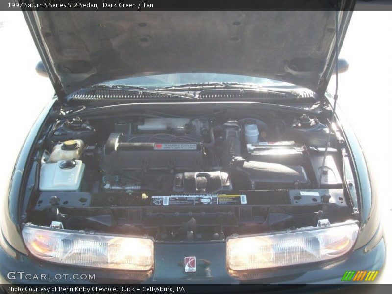 Dark Green / Tan 1997 Saturn S Series SL2 Sedan