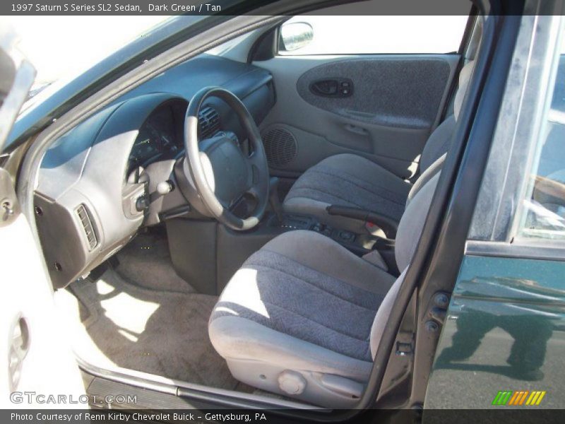 Dark Green / Tan 1997 Saturn S Series SL2 Sedan