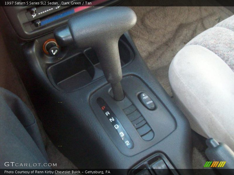 Dark Green / Tan 1997 Saturn S Series SL2 Sedan