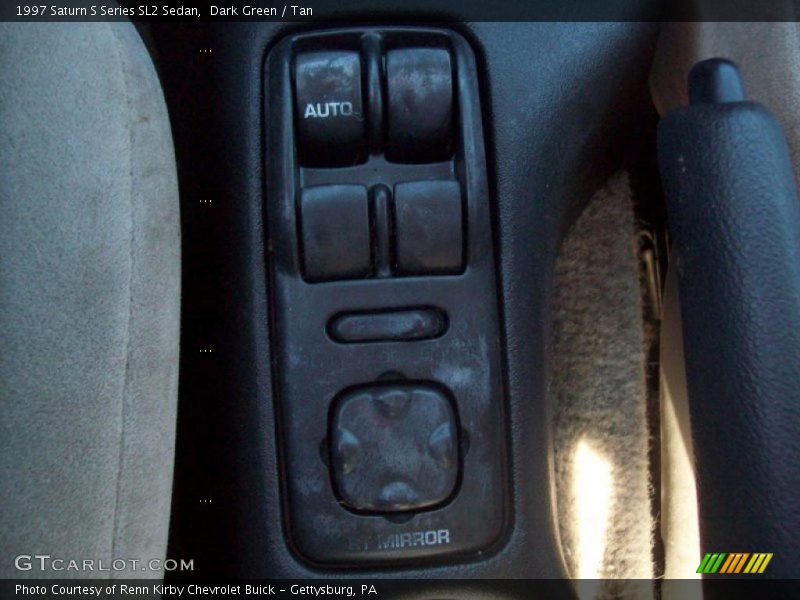 Dark Green / Tan 1997 Saturn S Series SL2 Sedan