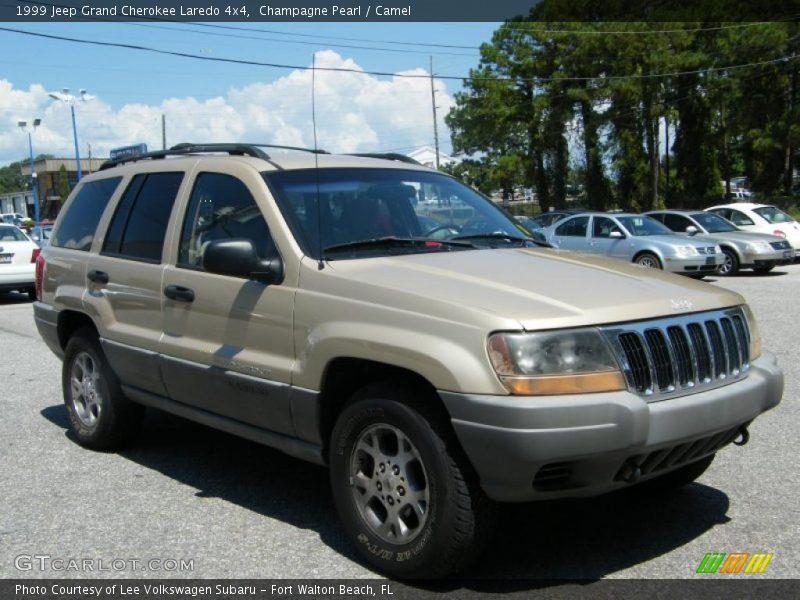 Champagne Pearl / Camel 1999 Jeep Grand Cherokee Laredo 4x4