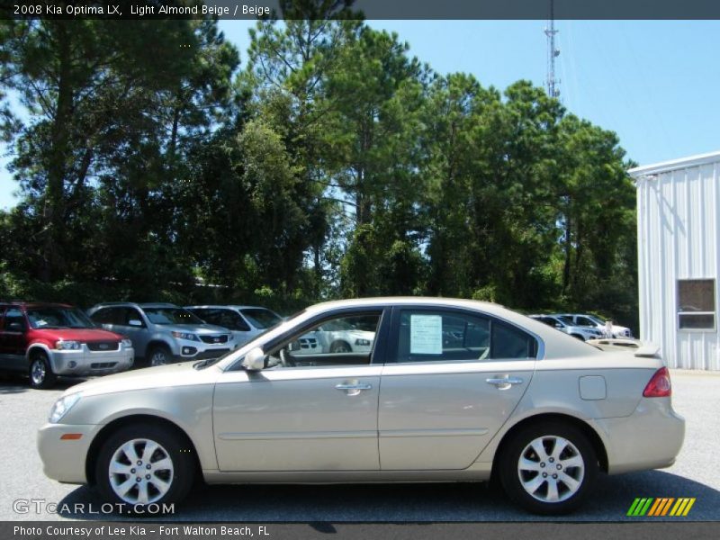 Light Almond Beige / Beige 2008 Kia Optima LX