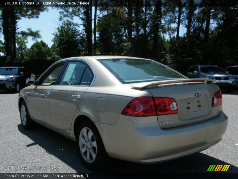 Light Almond Beige / Beige 2008 Kia Optima LX