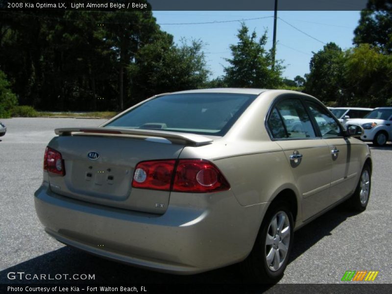 Light Almond Beige / Beige 2008 Kia Optima LX