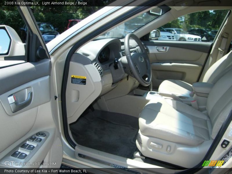 Light Almond Beige / Beige 2008 Kia Optima LX