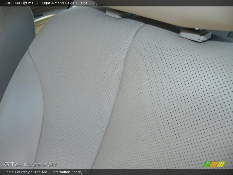 Light Almond Beige / Beige 2008 Kia Optima LX