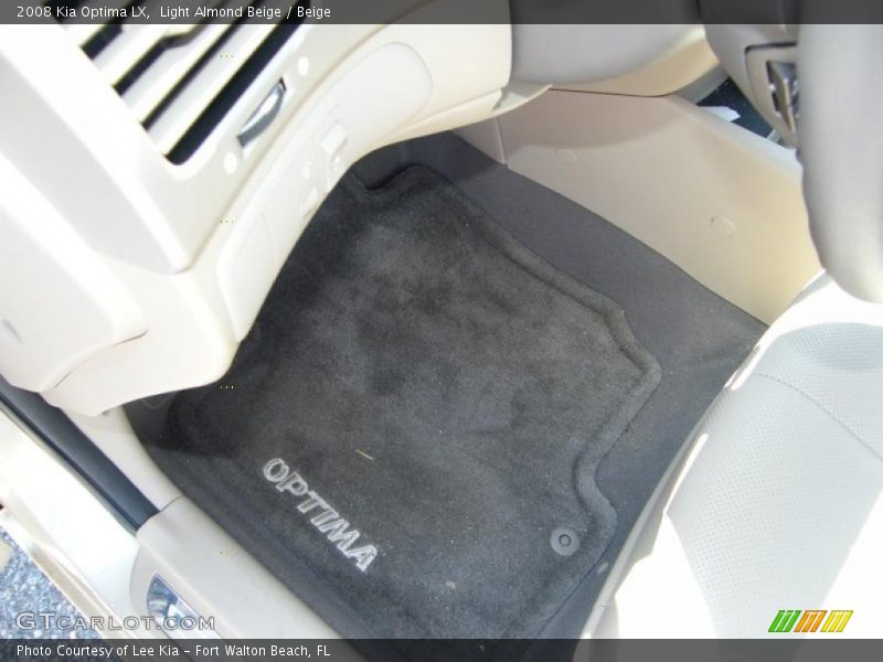 Light Almond Beige / Beige 2008 Kia Optima LX