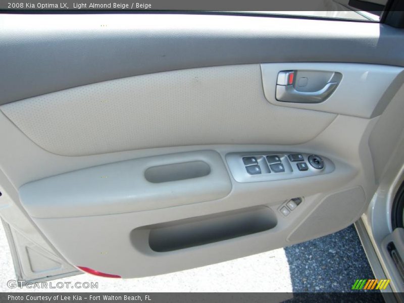 Light Almond Beige / Beige 2008 Kia Optima LX