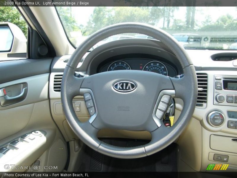 Light Almond Beige / Beige 2008 Kia Optima LX