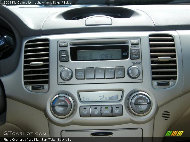 Light Almond Beige / Beige 2008 Kia Optima LX