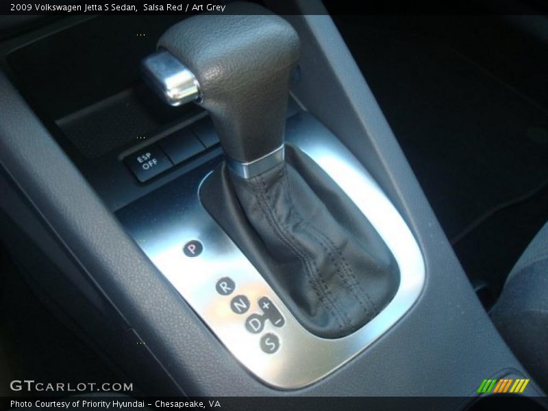 Salsa Red / Art Grey 2009 Volkswagen Jetta S Sedan