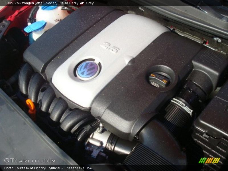 Salsa Red / Art Grey 2009 Volkswagen Jetta S Sedan