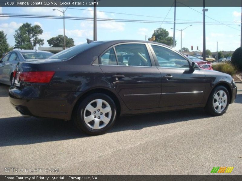 Cocoa Metallic / Camel 2009 Hyundai Sonata GLS V6