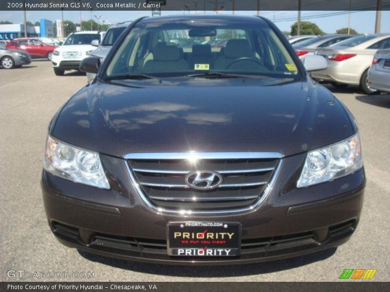 Cocoa Metallic / Camel 2009 Hyundai Sonata GLS V6