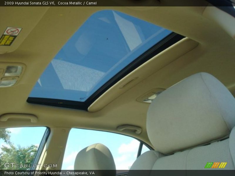 Cocoa Metallic / Camel 2009 Hyundai Sonata GLS V6