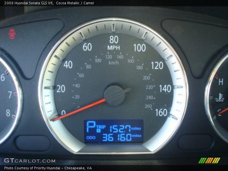 Cocoa Metallic / Camel 2009 Hyundai Sonata GLS V6