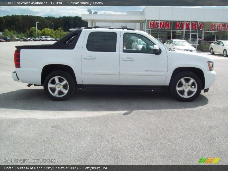 Summit White / Ebony 2007 Chevrolet Avalanche LTZ 4WD