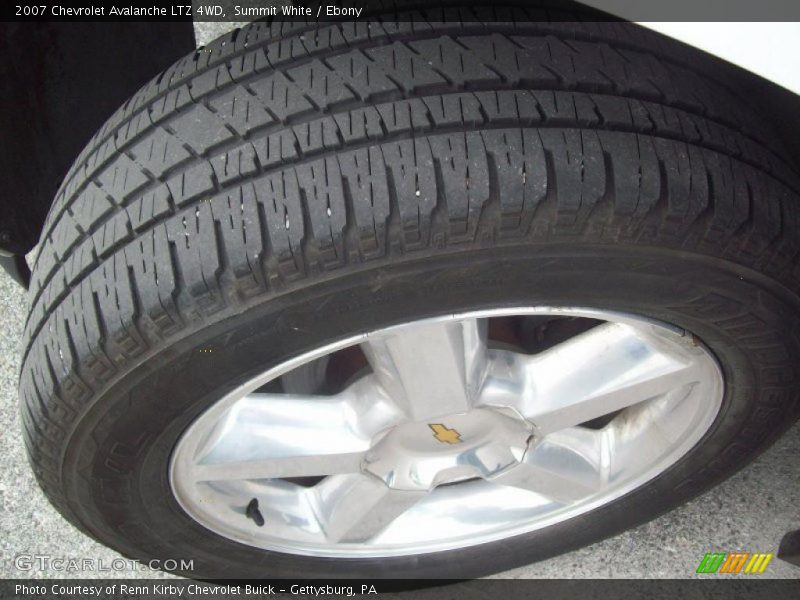 Summit White / Ebony 2007 Chevrolet Avalanche LTZ 4WD