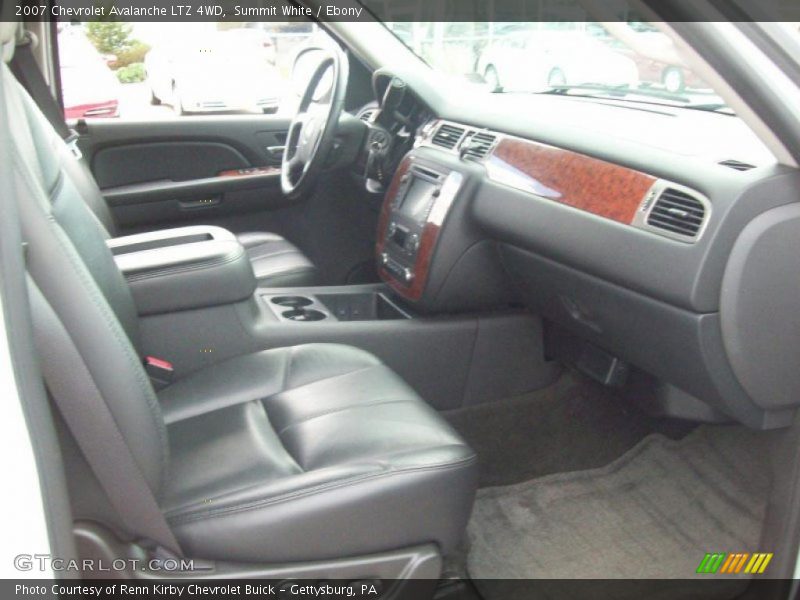 Summit White / Ebony 2007 Chevrolet Avalanche LTZ 4WD