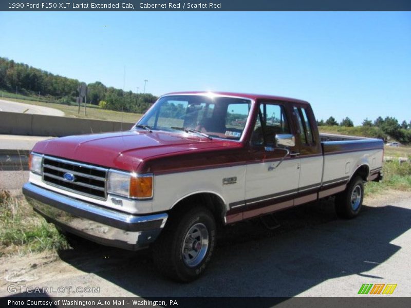  1990 F150 XLT Lariat Extended Cab Cabernet Red