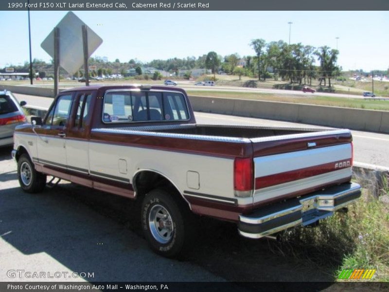  1990 F150 XLT Lariat Extended Cab Cabernet Red