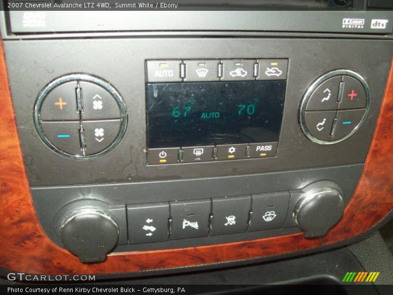 Summit White / Ebony 2007 Chevrolet Avalanche LTZ 4WD