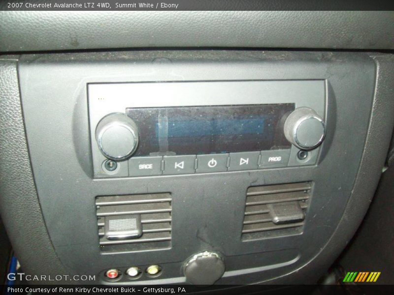 Summit White / Ebony 2007 Chevrolet Avalanche LTZ 4WD