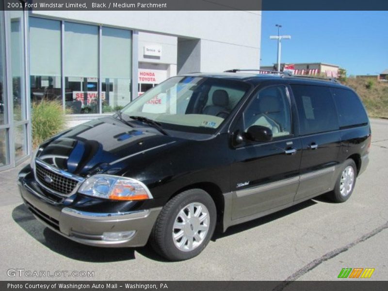 Black / Medium Parchment 2001 Ford Windstar Limited