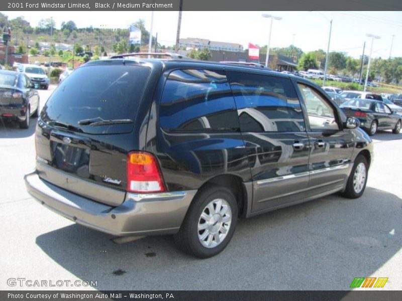 Black / Medium Parchment 2001 Ford Windstar Limited
